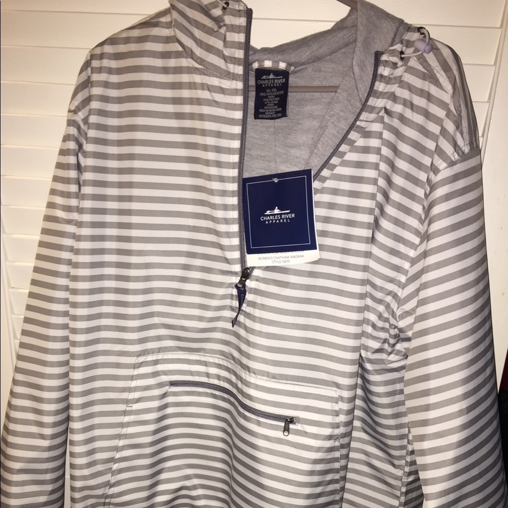 Charles river rain pullover